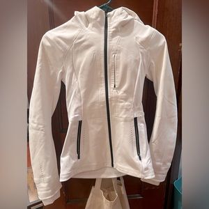 White Lululemon Cross Chill Jacket 
RepelShell